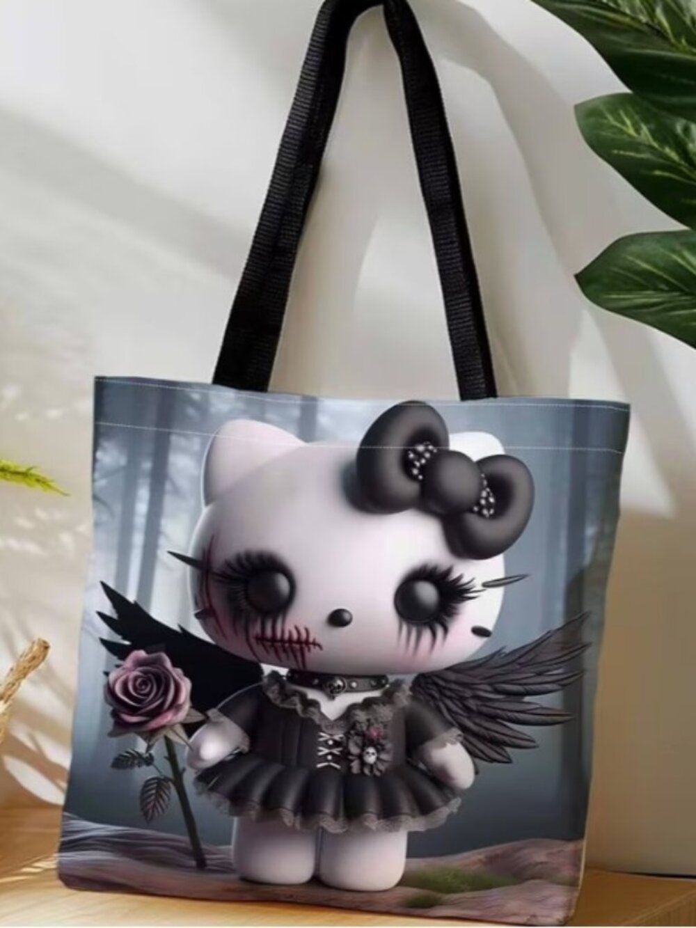 HELLO‎ KITTY “Goth Wings” Tote Bag (BRAND-NEW & SUPER CUTE!)